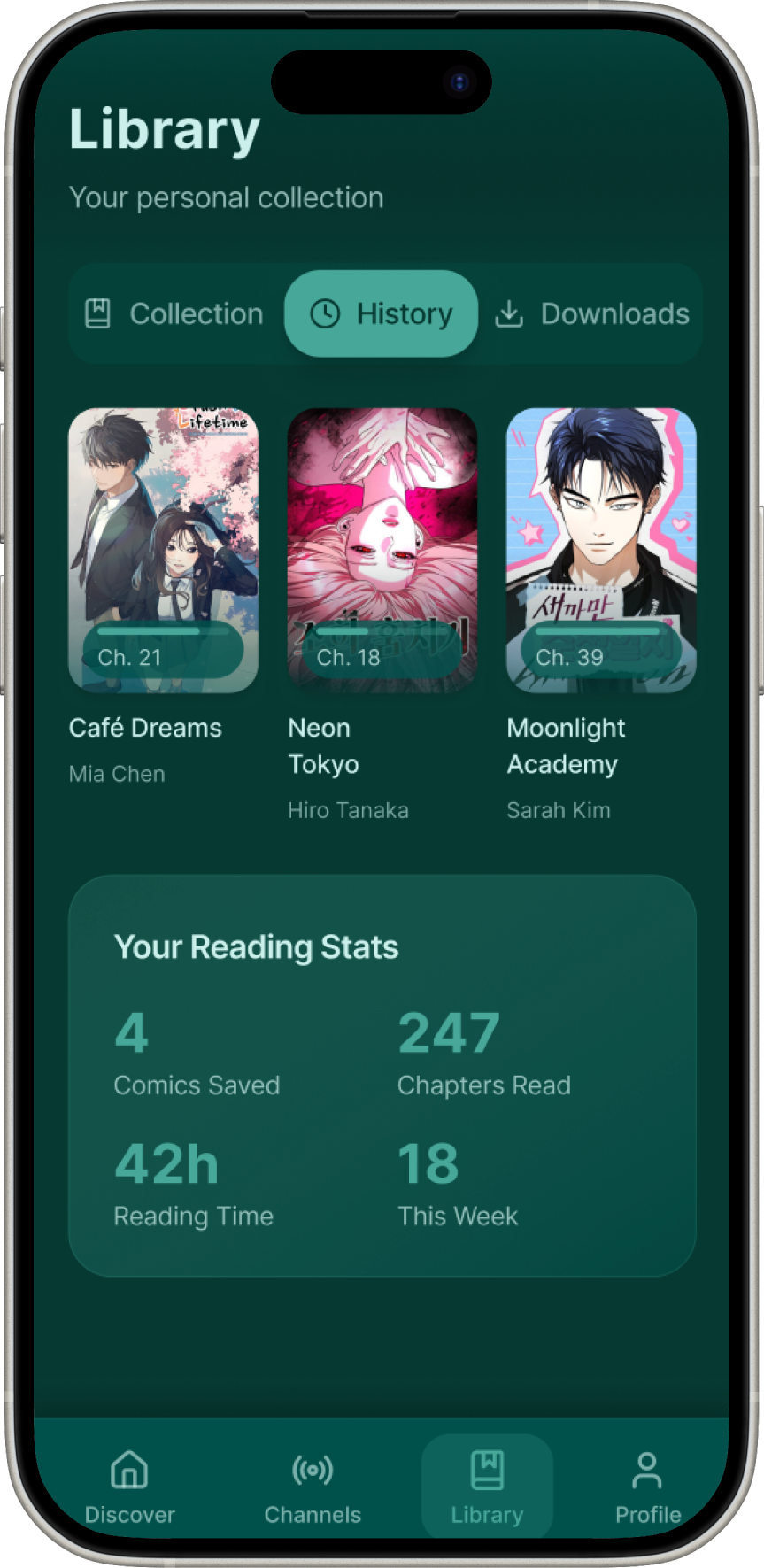 Library Screen